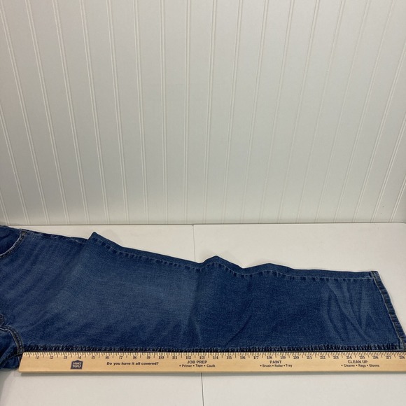 George Mens 42 x 30 Straight Jeans Medium Blue - Picture 11 of 13